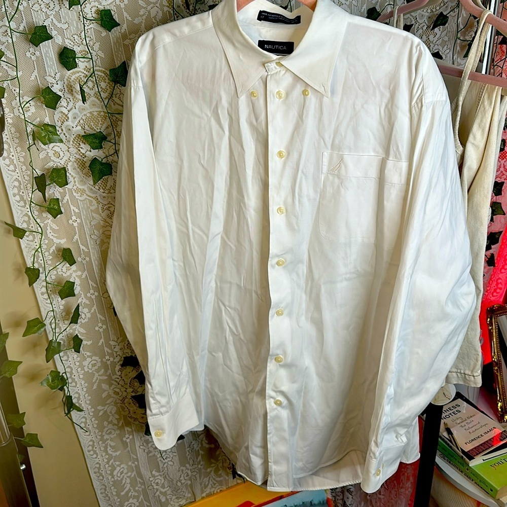 NAUTICAL Men’s White Button Up